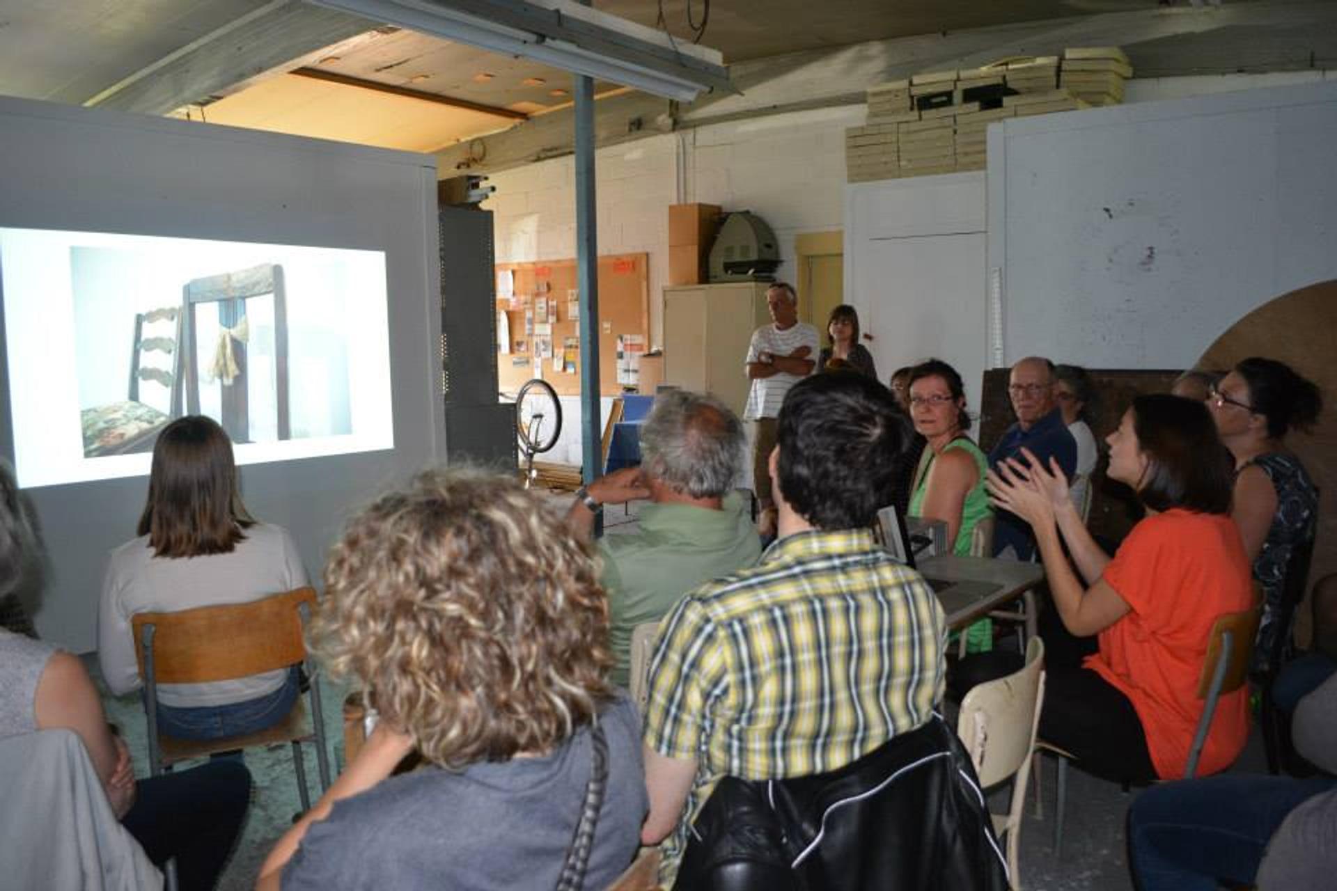 Ilené Bothma aux présentations publiques de la résidence d'été 2014