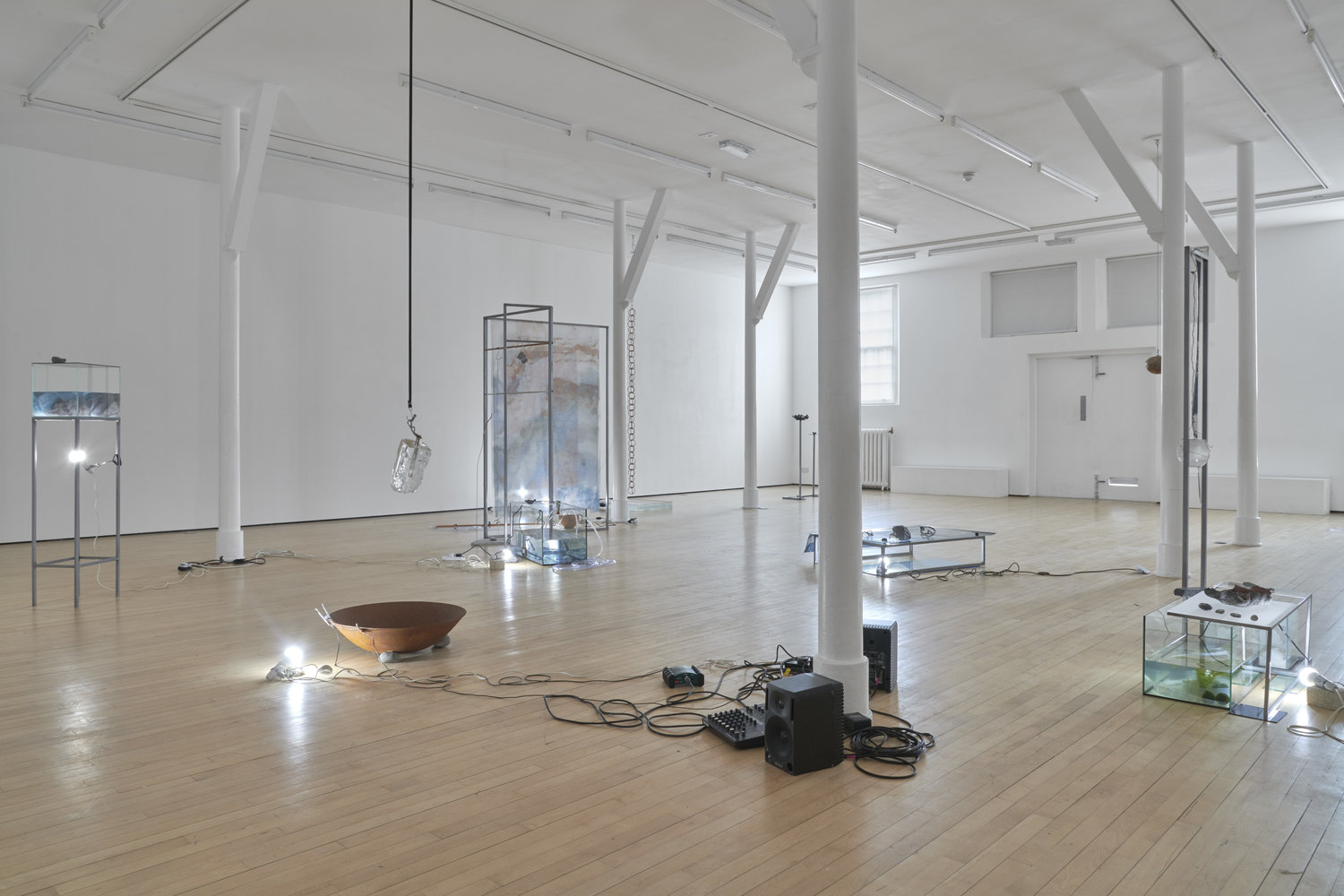 Hannah Rowan, Prima Materia, 2019, installation view of solo show at Assembly Point, London, UK. Photo credit: Assembly Point, Hannah Rowan.